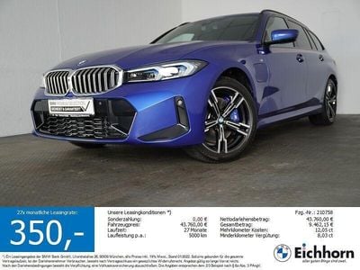 Gebraucht BMW 330e M Sport 292 PS (214 kW) 2024 Portimao blau metallic Kombi