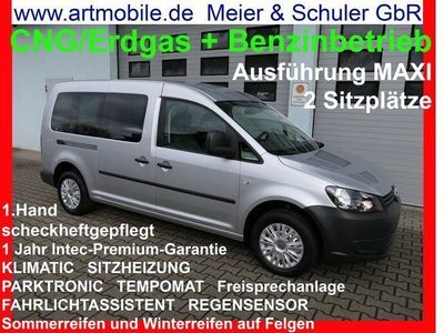 gebraucht VW Caddy Maxi Kasten 2,0 EcoFuel Erdgas/CNG+Benzin 1.Hand