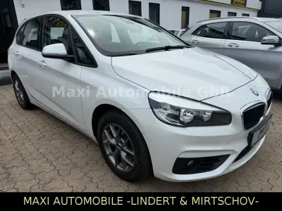 Gebraucht BMW 218 Active Tourer Advantage 140 PS (102 kW) 2018 Weiß Van / Kleinbus