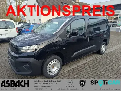 Neu Peugeot Partner 102 PS (75 kW) 2026 Schwarz Van / Kleinbus