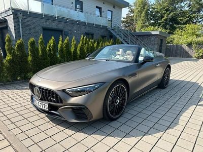 Grau Gebraucht 2023 Mercedes SL43 AMG AMG Cabrio | 99.990 €