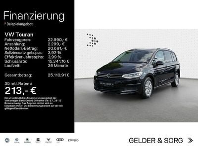 Gebraucht VW Touran Comfortline 150 PS (110 kW) 2021 Deep black perleffekt Van / Kleinbus