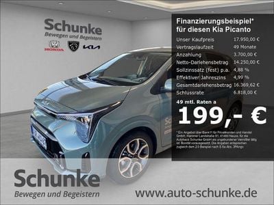 Gebraucht Kia Picanto Spirit 68 PS (50 kW) 2025 A2g) adventurous green (gruen Kleinwagen