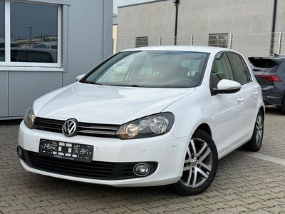 Gebraucht VW Golf VI Comfortline 122 PS (89 kW) 2009 Weiß Kleinwagen