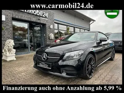Brugt Mercedes C400 AMG line 333 HK (244 kW) 2021 Sort Cabriolet