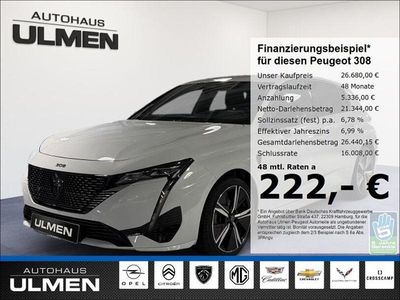 Weiss Gebraucht 2023 Peugeot 308 GTi Limousine | 26.680 € (Teuer)