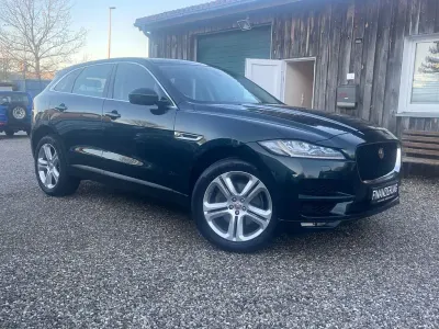 Brugt Jaguar F-Pace Portfolio 300 HK (220 kW) 2017 Grøn SUV