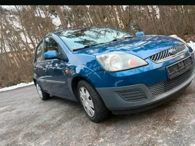 Gebraucht Ford Fiesta 75 PS (55 kW) 2008 Blau Kleinwagen