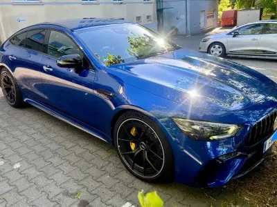 Używany Mercedes AMG GT 63 AMG 639 KM (469 kW) 2022 Niebieski Coupe