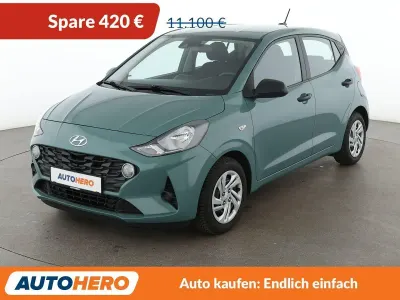 Gebraucht Hyundai i10 Pure 67 PS (49 kW) 2022 Mangrove green Kleinwagen