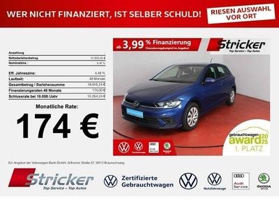 Gebraucht VW Polo Life 95 PS (69 kW) 2023 Reef blue metallic (metallic) Kleinwagen