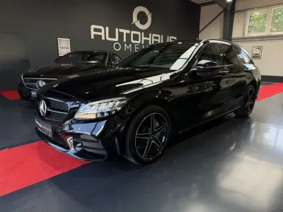 Gebraucht Mercedes C300 AMG line 258 PS (189 kW) 2020 Obsidianschwarz Kombi