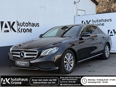 Gebraucht Mercedes E220 Avantgarde 194 PS (142 kW) 2018 Obsidianschwarz  metalliclack Limousine