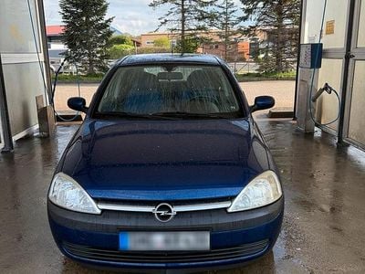 Gebraucht Opel Corsa 80 PS (58 kW) 2003 Blau Kleinwagen