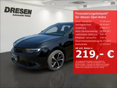 Gebraucht Opel Astra GS Line 136 PS (100 kW) 2024 Schwarz Kleinwagen