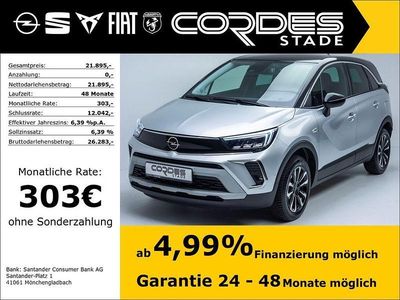 Gebraucht Opel Crossland Elegance 131 PS (96 kW) 2024 Lackierung aluminiumgrau/metallic klarl (metallic) SUV