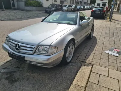 Gebraucht Mercedes SL500 AMG 306 PS (225 kW) 1999 Silber Cabrio