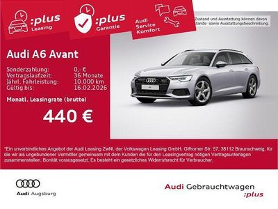 Florettsilber metallic Gebraucht 2025 Audi A6 Advanced Plus Kombi | 49.390 € (Superpreis)