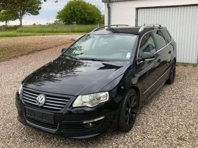 Usata VW Passat R-line 170 CV (125 kW) 2008 Nero Station wagon