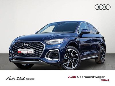 Second-hand Audi Q5 Sportback S-Line 299 CP (219 kW) 2023 Albastru SUV