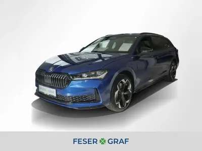 Neu Skoda Superb SportLine 265 PS (194 kW) 2026 Blau Kombi