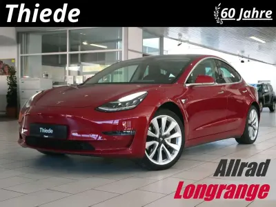 Usata Tesla Model 3 350 kW (476 CV) 2019 Rosso Berlina