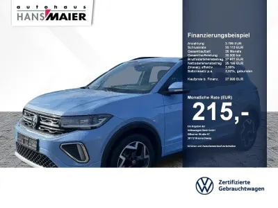 Gebraucht VW T-Cross R-line 116 PS (85 kW) 2025 Clear blue metallic SUV
