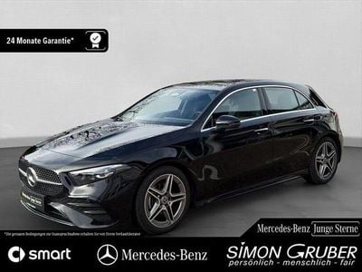 Gebraucht Mercedes A200 AMG 163 PS (119 kW) 2024 Unilack nachtschwarz Limousine
