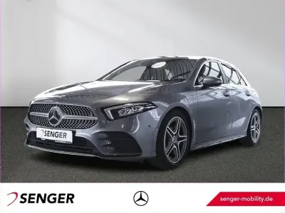 Brugt Mercedes A180 AMG line 136 HK (100 kW) 2019 Grå Sedan