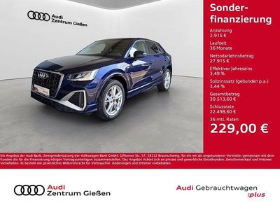 Second-hand Audi Q2 S-Line 150 CP (110 kW) 2025 Albastru SUV
