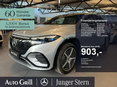 Gebraucht Mercedes EQS450+ Premium 264 kW (360 PS) 2022 Metalliclack hightechsilber SUV