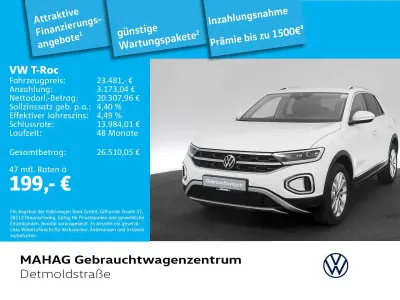Gebraucht VW T-Roc Style 150 PS (110 kW) 2023 Weiß SUV