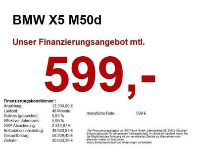 Mineralweiss metallic Gebraucht 2020 BMW X5 Performance SUV | 58.889 € (Teuer)