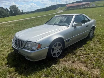 Gebraucht Mercedes SL320 231 PS (169 kW) 1996 Silber Cabrio