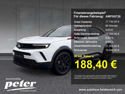 Gebraucht Opel Mokka-e GS Line 100 kW (136 PS) 2022 Jade weiss/arktis weiss SUV