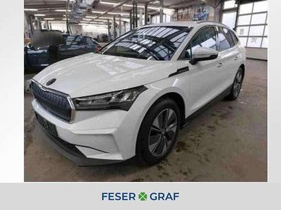 Moonweiss metallic Gebraucht 2021 Skoda Enyaq iV Loft SUV | 23.480 € (Guter Preis)
