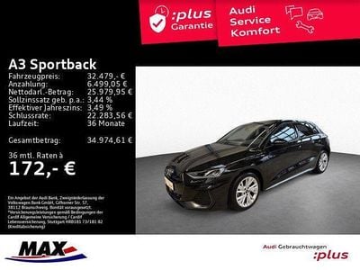 Usata Audi A3 S-Line 150 CV (110 kW) 2025 Nero Berlina