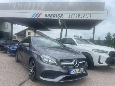 Gebraucht Mercedes A200 AMG line 136 PS (100 kW) 2017 Grau Kleinwagen