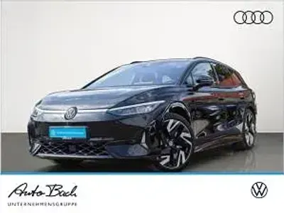Gebraucht VW ID.7 250 kW (340 PS) 2025 Schwarz (grenadillschwarz metallic) Kombi
