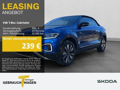 Gebraucht VW T-Roc Cabriolet Goal 116 PS (85 kW) 2025 Blau Cabrio
