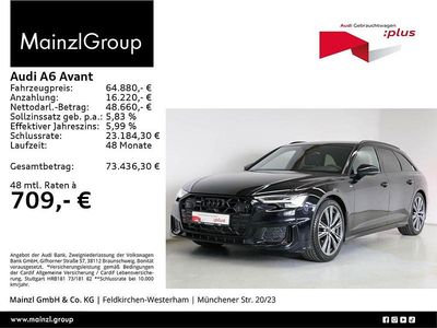 Gebraucht Audi A6 Design 299 PS (219 kW) 2024 Mythosschwarz metallic (metallic) Kombi