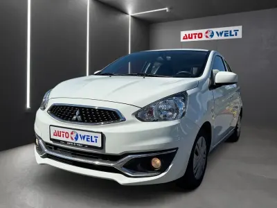 Gebraucht Mitsubishi Space Star Basis 71 PS (52 kW) 2018 Weiß Kleinwagen
