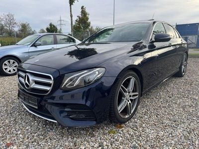 Gebraucht Mercedes E220 AMG line 194 PS (142 kW) 2017 Cavansitblau  metalliclack Limousine