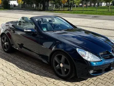 Brugt Mercedes SLK280 231 HK (169 kW) 2008 Blå Cabriolet
