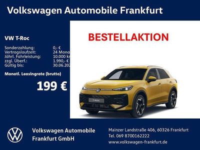 Novo VW T-Roc R-line 150 HP (110 kW) 2026 Amarelo SUV