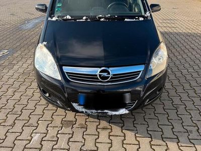Gebraucht Opel Zafira 116 PS (85 kW) 2008 Schwarz Van / Kleinbus