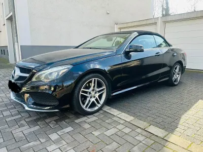 Brugt Mercedes E220 AMG 170 HK (125 kW) 2014 Sort Cabriolet