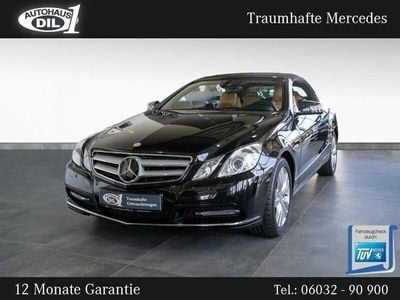 Gebraucht Mercedes E350 306 PS (225 kW) 2012 Schwarz (obsidianschwarz  metalliclack) Cabrio