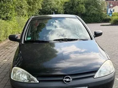 Gebraucht Opel Corsa 2002 Schwarz Kleinwagen