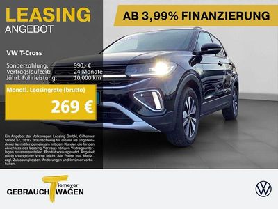 Schwarz Gebraucht 2024 VW T-Cross Goal SUV | 24.980 € (Fairer Preis)